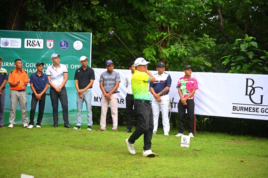 Burmese Golf Amateur Open Championship ဂေါက်သီးရိုက်ပြိုင်ပွဲ ဖွင့်ပွဲအခမ်းအနားကျင်းပ